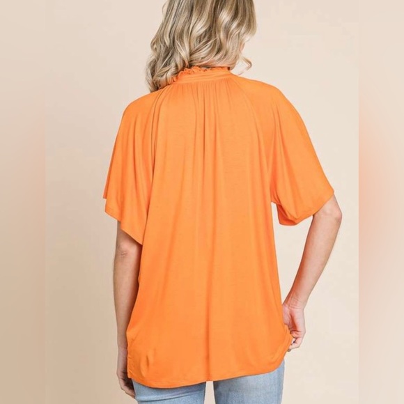 Culture Code Peasant Flare Sleeve Top New Plus Size - Picture 6 of 8